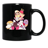 Hazbin Hotel Lucifer Morningstar Classic Black Coffee Mug, Gift Coffee Mug - Black