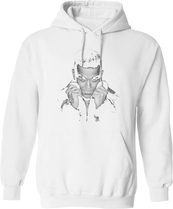 Hawk Tuah Retro Llama Hoodie - White