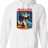 He Broke My Heart So I Broke His Ego Sarcasm Hoodie - White