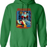 He Broke My Heart So I Broke His Ego Sarcasm Hoodie - Green