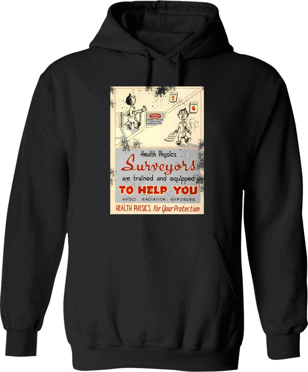 Heal Hoodie - Retro Graphic Pullover Hoodie for Men & Women - Black