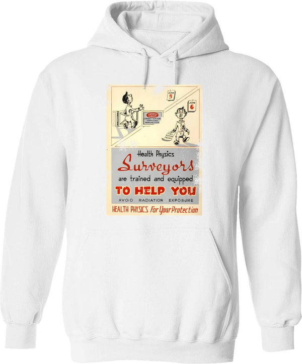 Heal Hoodie - Retro Graphic Pullover Hoodie for Men & Women - White