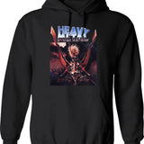 Heavenn And Hell Hoodie - Retro Graphic Pullover Hoodie for Men & Women - Black