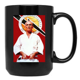 Helio Gracie Black Coffee Mug, Gift Coffee Mug