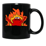 Hellmo Funny Cake Meme Black Coffee Mug, Gift Coffee Mug - Black