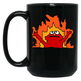 Hellmo Funny Cake Meme Black Coffee Mug, Gift Coffee Mug - Black