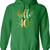 Hellfest 2 Hoodie Classique - Retro Graphic Pullover Hoodie for Men & Women - Green