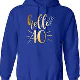 Hellfest 2 Hoodie Classique - Retro Graphic Pullover Hoodie for Men & Women - Blue