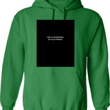 Hello Darkness My Old Friend Skull Vintage Hoodie - Green