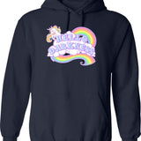 Hello 40 Hoodie - Retro Graphic Pullover Hoodie for Men & Women - Navy