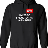 Hello Darkness My Old Friend. Retro 70s. Funny Shirts. Hoodie - Black