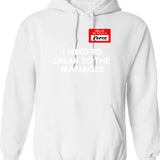 Hello Darkness My Old Friend. Retro 70s. Funny Shirts. Hoodie - White