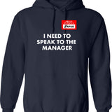 Hello Darkness My Old Friend. Retro 70s. Funny Shirts. Hoodie - Navy