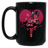 Helluva Boss Moxxie and Millie Classic Black Coffee Mug, Gift Coffee Mug - Black