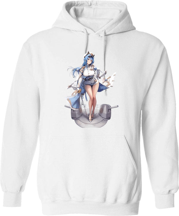 Hello People Hoodie - Retro Graphic Pullover Hoodie for Men & Women - White