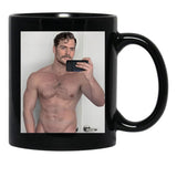 Henry Cavill Selfie Black Coffee Mug, Gift Coffee Mug - Black
