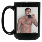 Henry Cavill Selfie Black Coffee Mug, Gift Coffee Mug - Black