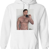 Henry Cavill Selfie Graphic Pullover Hoodie - White