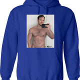 Henry Cavill Selfie Graphic Pullover Hoodie - Blue