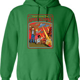 Here Comes The Apocalypse Hoodie - Retro Graphic Pullover Hoodie for Men & Women - Green