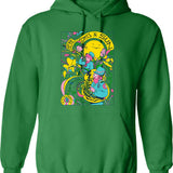 Here Comes The Apocalypse (1) Hoodie - Retro Graphic Pullover Hoodie for Men & Women - Green