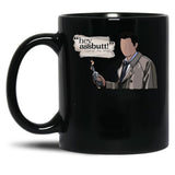 Hey Assbutt - Castiel Black Coffee Mug, Gift Coffee Mug