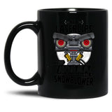 Hey Laser Lips Your Mama Was A Snowblower Black Coffee Mug, Gift Coffee Mug