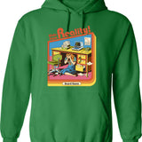Hi Hungry I'm Dad Vintage Letters Funny Hungry Dad Joke Hoodie - Green