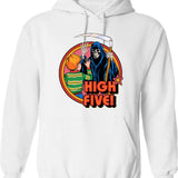High Class Gentleman Hoodie - Retro Graphic Pullover Hoodie for Men & Women - White