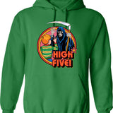 High Class Gentleman Hoodie - Retro Graphic Pullover Hoodie for Men & Women - Green