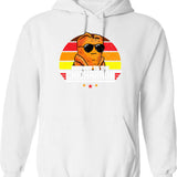 Highway Hoodie - Retro Graphic Pullover Hoodie for Men & Women - White