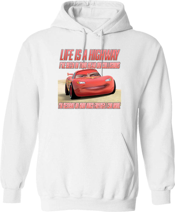 Highland Brew Hoodie - Retro Graphic Pullover Hoodie for Men & Women - White
