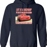 Highland Brew Hoodie - Retro Graphic Pullover Hoodie for Men & Women - Navy
