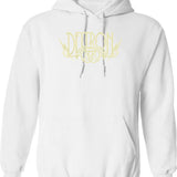 Hinkley Hills - 1989 Hoodie - Retro Graphic Pullover Hoodie for Men & Women - White