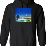 Hip Hop Deltron 3030 Essential Hoodie - Retro Graphic Pullover Hoodie for Men & Women - Black