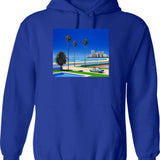Hip Hop Deltron 3030 Essential Hoodie - Retro Graphic Pullover Hoodie for Men & Women - Blue