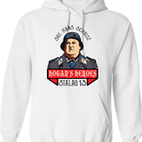 Hockey Night In Toronto Logo. Vintage Maple Leafs Canada Parody. Funny Father's Day Gift Hoodie - White