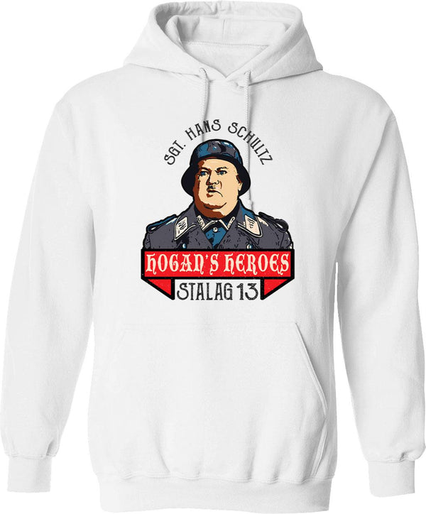 Hockey Night In Toronto Logo. Vintage Maple Leafs Canada Parody. Funny Father's Day Gift Hoodie - White