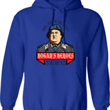 Hockey Night In Toronto Logo. Vintage Maple Leafs Canada Parody. Funny Father's Day Gift Hoodie - Blue