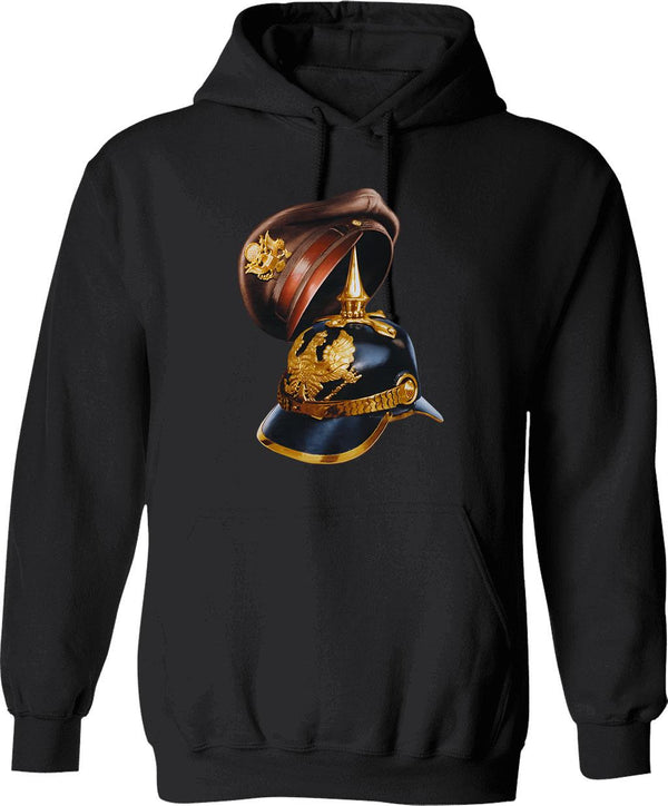 Hogan's Heroes Hans Schultz Hoodie - Retro Graphic Pullover Hoodie for Men & Women - Black