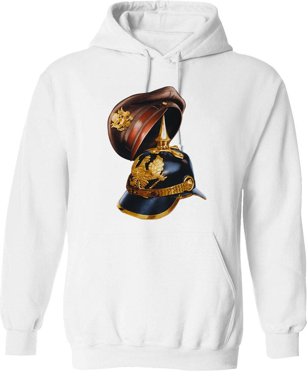 Hogan's Heroes Hans Schultz Hoodie - Retro Graphic Pullover Hoodie for Men & Women - White