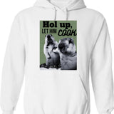 Hogan's Heroes Stalag 13 Hoodie - Retro Graphic Pullover Hoodie for Men & Women - White