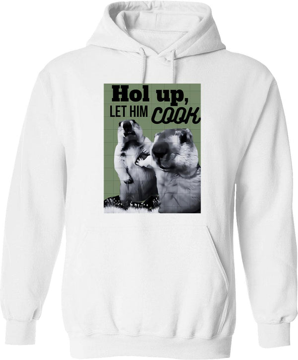 Hogan's Heroes Stalag 13 Hoodie - Retro Graphic Pullover Hoodie for Men & Women - White