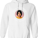 Hol Up Let Him Cook Hoodie - Retro Graphic Pullover Hoodie for Men & Women - White