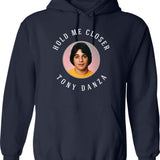 Hol Up Let Him Cook Hoodie - Retro Graphic Pullover Hoodie for Men & Women - Navy