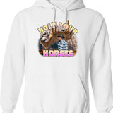 Hold That Thought Hoodie - Retro Graphic Pullover Hoodie for Men & Women - White