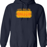 Holly Humberstone Smiley Face Hoodie - Retro Graphic Pullover Hoodie for Men & Women - Navy