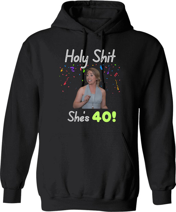 Hollywood Shuffle Winky Dinky Dog Hoodie - Retro Graphic Pullover Hoodie for Men & Women - Black