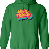 Holy Starmans Logos Hoodie - Retro Graphic Pullover Hoodie for Men & Women - Green
