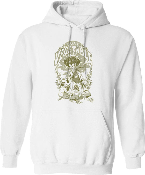 Holy Toledo Hoodie - Retro Graphic Pullover Hoodie for Men & Women - White